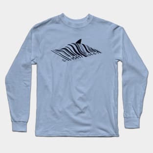 Banksy Barcode Shark Long Sleeve T-Shirt